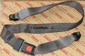 Rear Center Lap Belt Brown For 60 Series 81-90