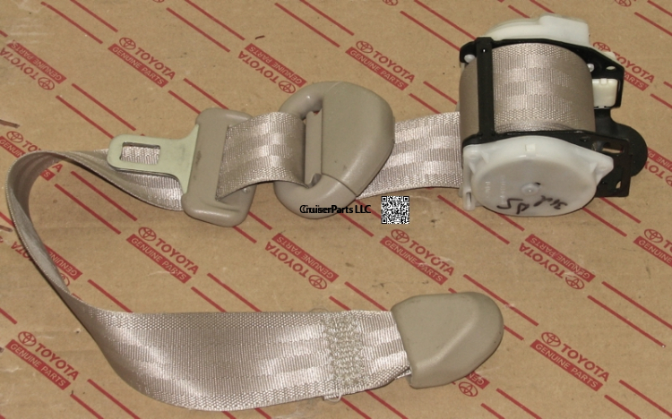 Modal Additional Images for 3rd Row Seat Belt Shoulder Side Left Ivory or gray 1998-2007