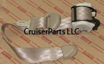 3rd Row Seat Belt Shoulder Side Left Ivory or gray 1998-2007
