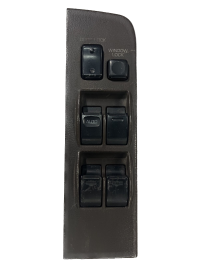 Front Left Power Window Switch Bezel 91-94 BROWN