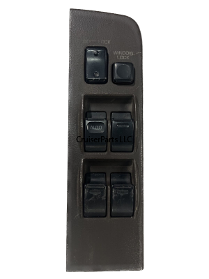 Front Left Power Window Switch Bezel 91-94 BROWN