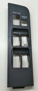Gray Front Master Switch Bezel - 1990-1997 Toyota Land Cruiser