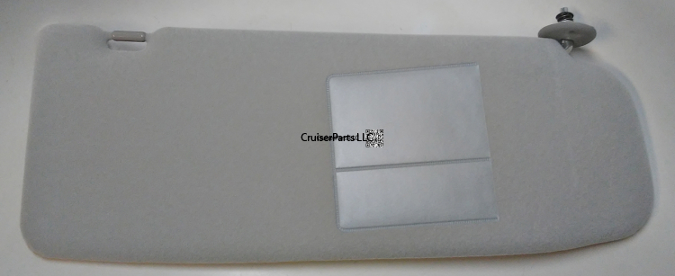 Sun Visor Right Cloth 80 Series With Center Roof Console