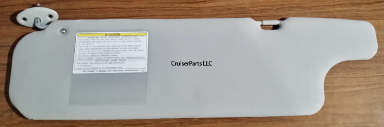 Left Sun Visor for 07-Current 70 Series Gray