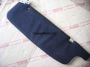 Left Sun Visor Ivory/Black 81-90 60 Series - Used
