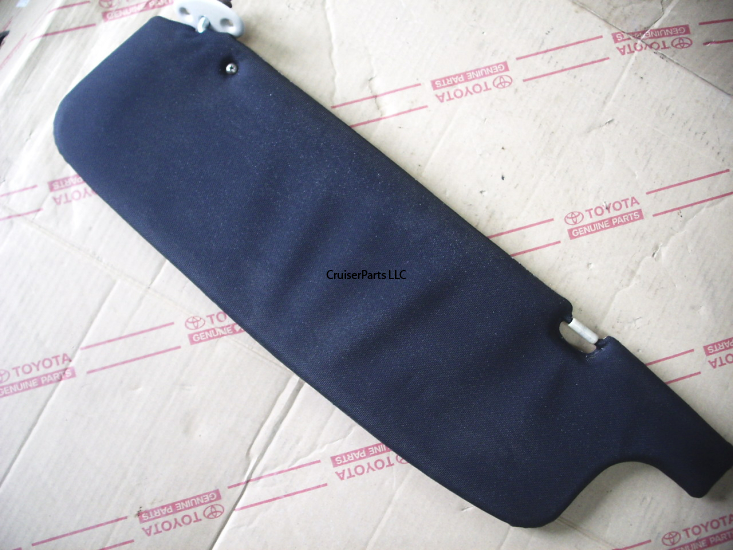 Left Sun Visor Ivory/Black 81-90 60 Series - Used