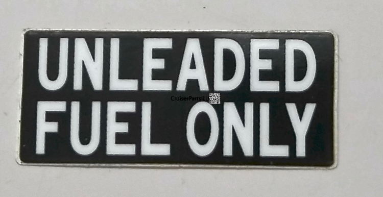 Fuel Caution Decal for 91-97 80 Series Land Cruisers