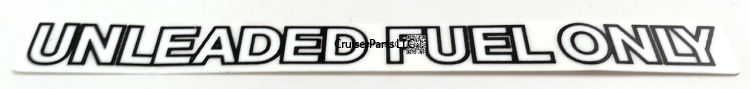 Unleaded Fuel Only Decal 74-90