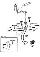 Clutch Pedal and Flexible Hose