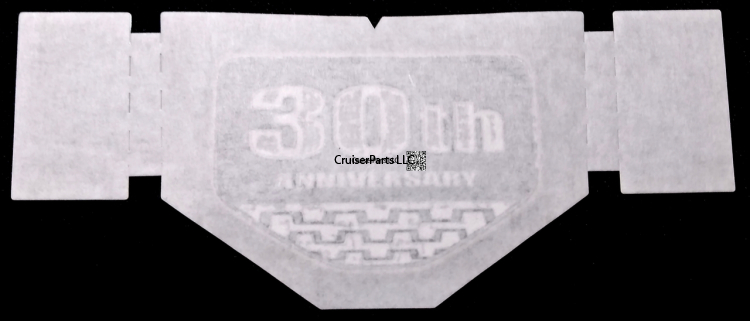 30th Anniversary Side Panel Emblem