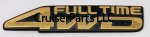 GOLD Full Time 4WD Emblem 91-97