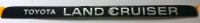 Rear Upper Hatch Emblem 91-97 Silver Letters