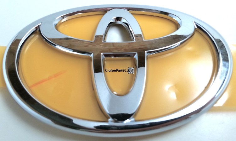Rear Hatch Chrome Toyota Emblem 1997 80 series