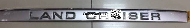 Modal Additional Images for Back Door LAND CRUISER Name Plate for 98-07 100 Series