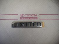 JDM Rear Door Gold Limited Emblem 91-97