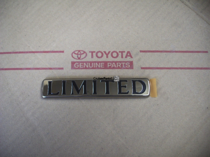 JDM Rear Door Gold Limited Emblem 91-97