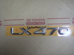 Rear Hatch LX470 Emblem 03-07