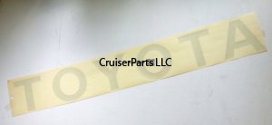 Tail Gate Decal For 75-79 Series 90-Current Gray