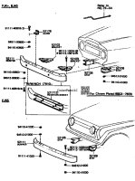 Front Bumper, Caps and Hardware