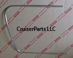 Left Front Outside Quarter Window Molding for 81-90 60 Series