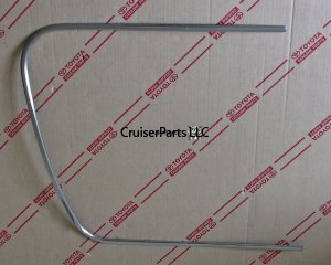 Left Front Outside Quarter Window Molding for 81-90 60 Series