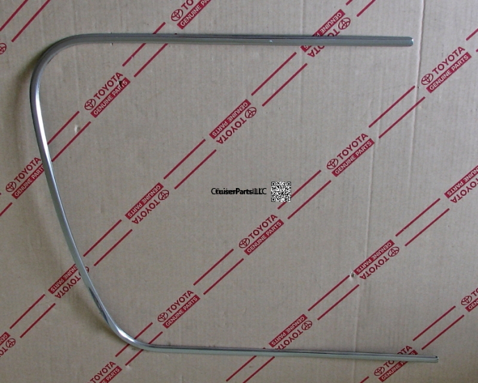 Left Front Outside Quarter Window Molding for 81-90 60 Series