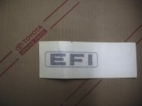 JDM Rear Hatch EFI Sticker/Emblem Dark Silver 91-97