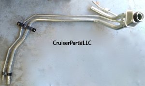 Fuel Tank Inlet Pipe 98-07 Land Cruiser 100 w/DUAL tanks