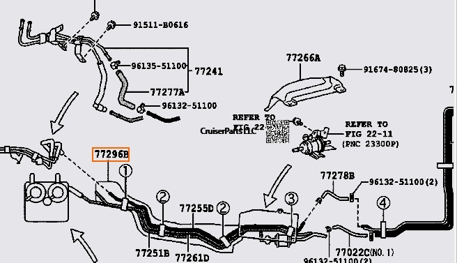 Modal Additional Images for Fuel Tube Protector Support 1GRFE