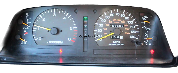 Gauge Cluster for 91-97 80 Series (Random Mileage)