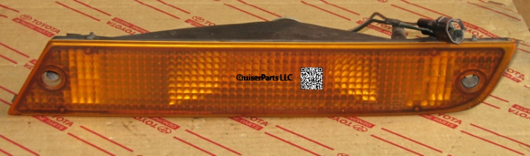 Front Left Turn Signal Lens & Body FJ62 88-90