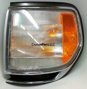 Parking Light Left Side Clear With Orange Stripe 95-97 LX450