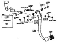 Clutch Pedal and Flexible Hose