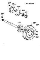 Rear Axle Shaft and Hub