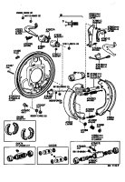 Rear Drum Cylinder/Backing Plate