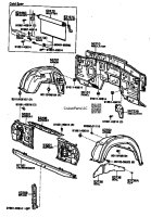 Front Fender Apron/Dash Panel