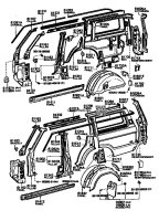Rocker Panel Rear Quarter & Flap