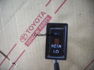 Rear Heater Blower Switch 88-90 - Used