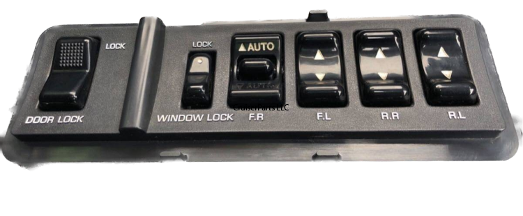 RHD HJ61 Master Power Window Switch Control Panel Gray