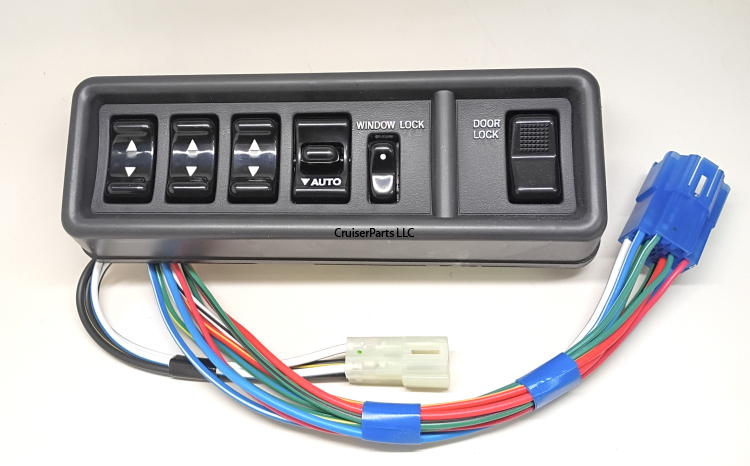 Master Power Window Switch Control Panel Gray FJ62 85-90