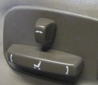 Power Seat Recline Seat Switch Knob Oak