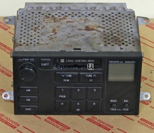 Toyota Radio Model 6626 AM FM Cassette Not Functioning 88-90