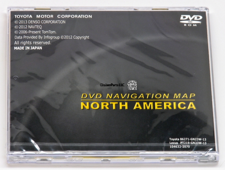2013/14 DVD Navigation System Update Disc Generation 4 04-07