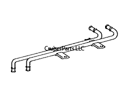 Water Pipe Rear Heater FJ62