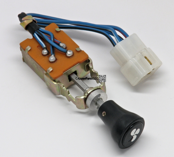Modal Additional Images for Front Heater Blower Switch 74-84 - USED