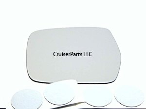 Left Rear Outer Mirror Glass for 91-97 80 Series Cruisers
