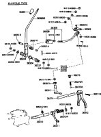 Transfer Lever and Shift Rod