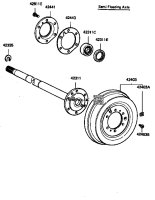 Rear Axle Shaft and Hub