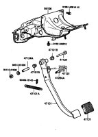 Brake Pedal and Bracket