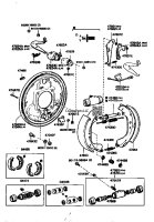 Rear Drum Cylinder/Backing Plate